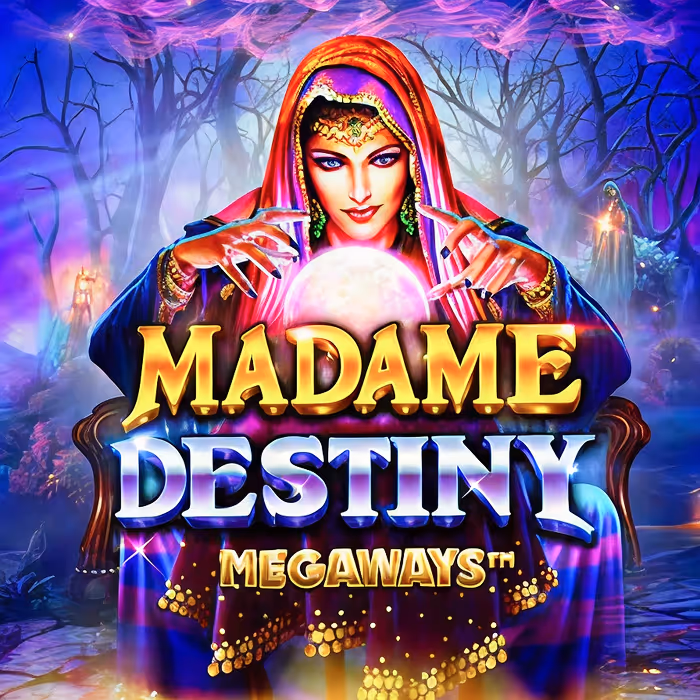 Madame Destiny-kolikkopeli - mystinen ennustajapeli ilmaiskierrosbonuksella